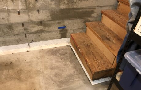 Drying out a wet basement