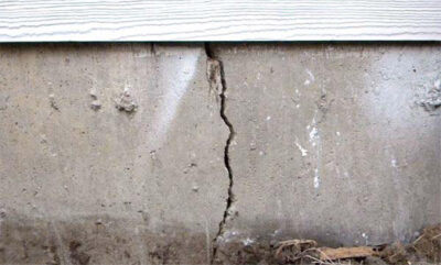 Foundation cracks