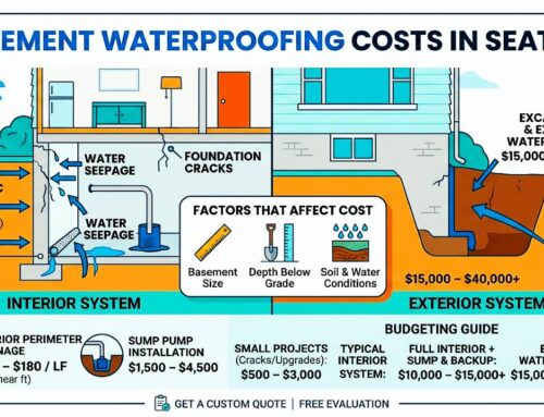 Basement Waterproofing Cost in Seattle – 2026