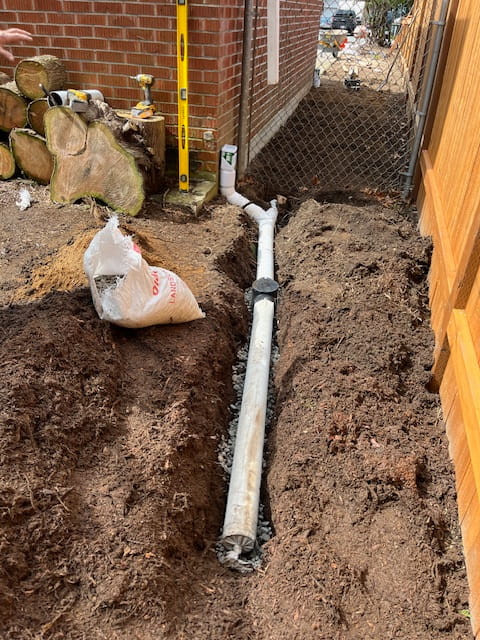 Downspout Drainage system, Everett, WA