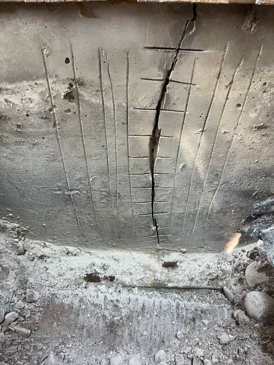Major foundation repair preparation