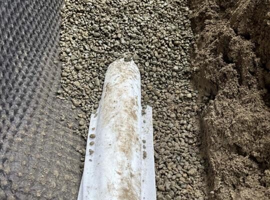 Crawlspace drainage and hydrostatic relief work in the Seattle area