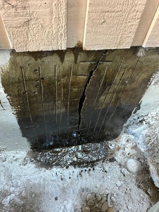 Foundation major crack repair primer application 10000 psi strength Foundation Repair in Shoreline, WA by Basement Expert