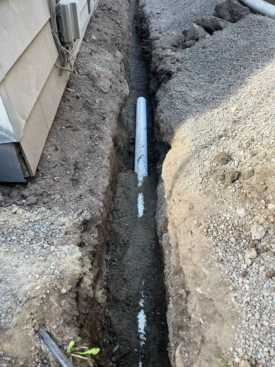 Foundation drainage and waterproofing work by Basement Expert